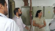 Primeira-dama visita obras de requalificação do hospital Martagão Gesteira 