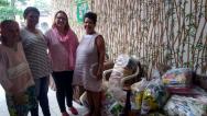 Voluntárias Sociais iniciam doações de alimentos  arrecadados em show de Luan Santana